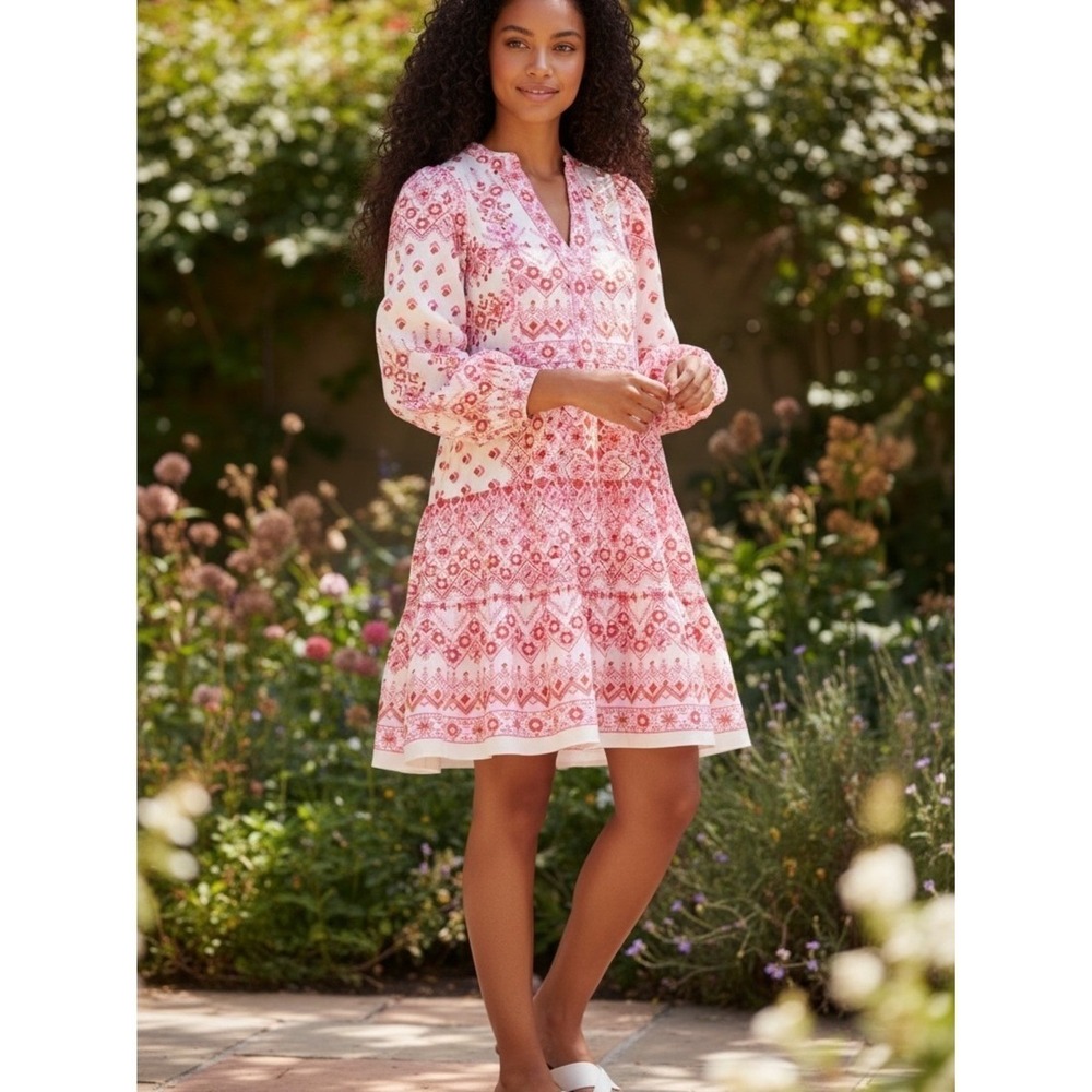 Hale‎ Bob Clary Embroidered Mini Dress XS New - Picture 2 of 9